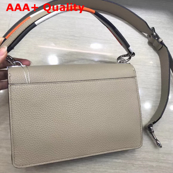 Fendi Messenger Beige Leather Bag Replica
