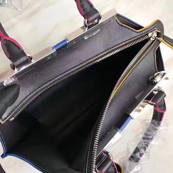 Fendi Mini 3Jours in Black Calfskin For Sale