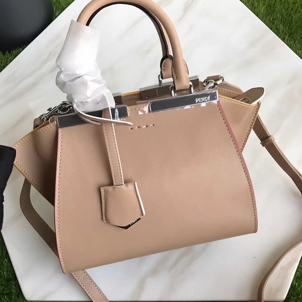 Fendi Mini 3Jours in Nude Calfskin For Sale
