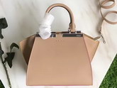 Fendi Mini 3Jours in Nude Calfskin For Sale