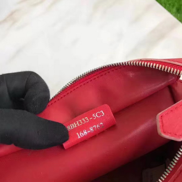 Fendi Mini 3Jours in Red Calfskin For Sale