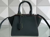 Fendi Mini 3Jours in Sea Green Calfskin For Sale