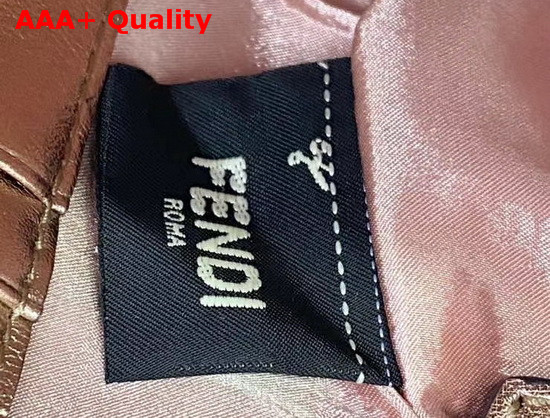 Fendi Mini Baguette Pink Sequin Mini Bag Replica