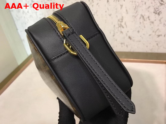 Fendi Mini Camera Case in Glazed Fabric with Fendi Stamp Patches Replica