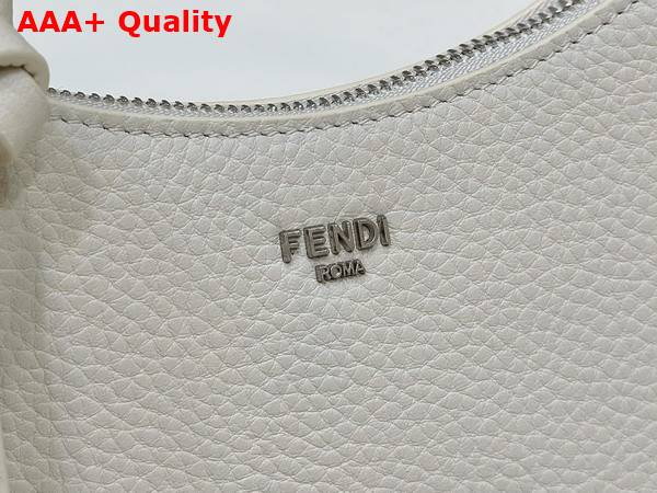 Fendi Mini Fendessence Small Ice White Selleria Bag with 264 Hand Wewn Topstitches Replica