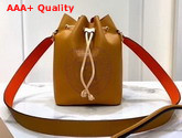 Fendi Mon Tresor Brown Leather Bag Replica