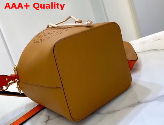 Fendi Mon Tresor Brown Leather Bag Replica
