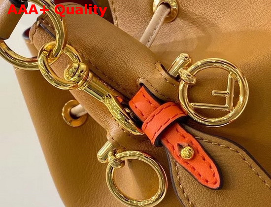 Fendi Mon Tresor Brown Leather Bag Replica