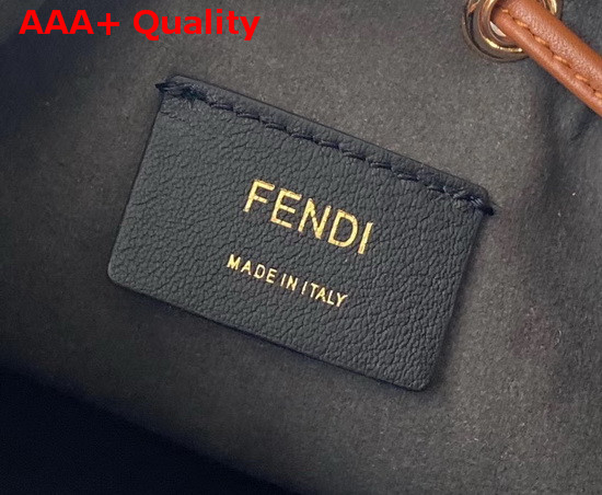 Fendi Mon Tresor Brown Leather Mini Bag Replica