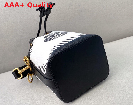 Fendi Mon Tresor White Canvas Mini Bag Replica