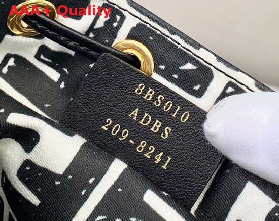 Fendi Mon Tresor White Canvas Mini Bag Replica