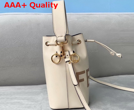 Fendi Mon Tresor White Leather Mini Bag Replica