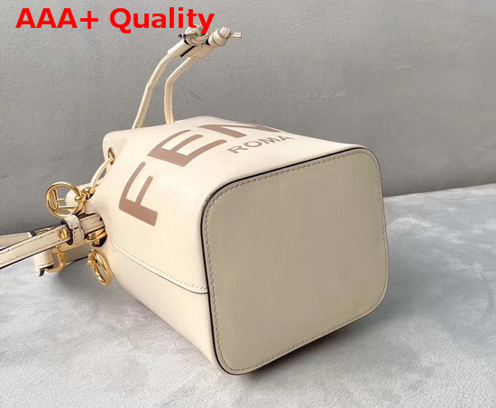 Fendi Mon Tresor White Leather Mini Bag Replica
