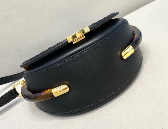 Fendi Moonlight Black Leather Bag Replica