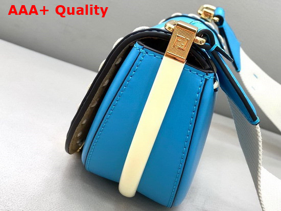 Fendi Moonlight Blue Leather Bag Replica