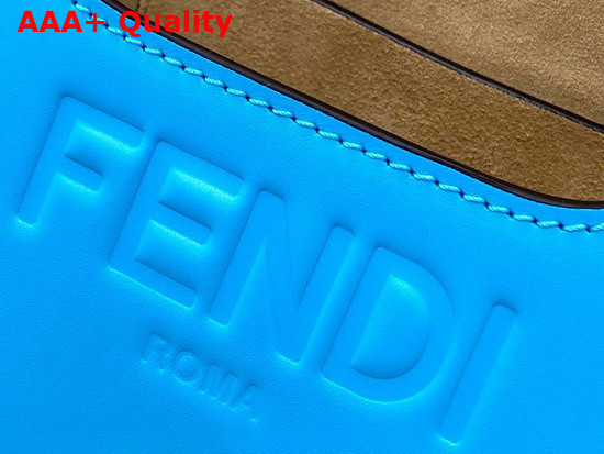 Fendi Moonlight Blue Leather Bag Replica