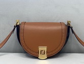Fendi Moonlight Brown Leather Bag Replica