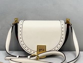 Fendi Moonlight White Leather Bag Replica