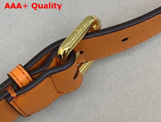 Fendi Multi Accessory Belt Bag in Orange Calf Leather Replica