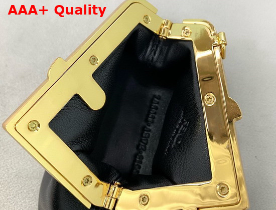 Fendi Nano Fendi First Charm Black Nappa Leather Charm Replica