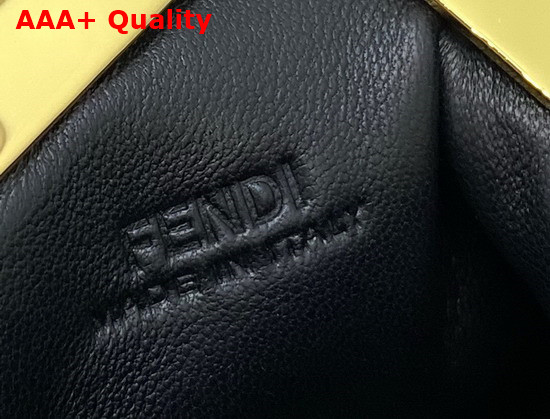 Fendi Nano Fendi First Charm Black Nappa Leather Charm Replica