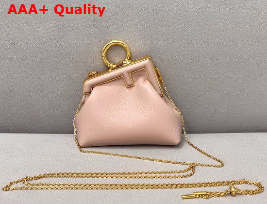 Fendi Nano Fendi First Charm Pink Nappa Leather Charm Replica