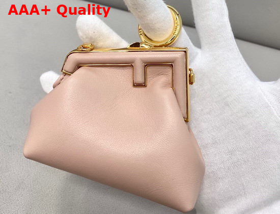 Fendi Nano Fendi First Charm Pink Nappa Leather Charm Replica