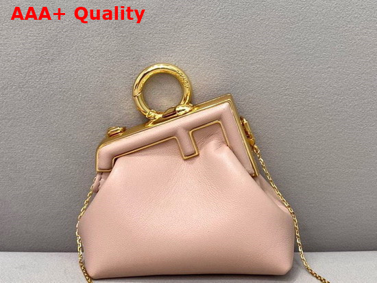 Fendi Nano Fendi First Charm Pink Nappa Leather Charm Replica