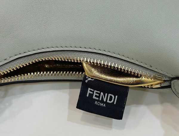 Fendi Nano Fendigraphy Green Leather Charm Replica