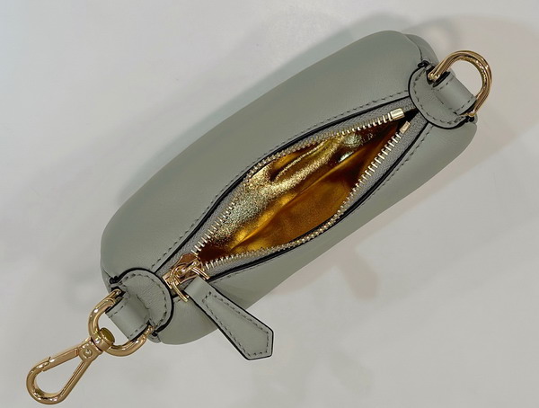 Fendi Nano Fendigraphy Green Leather Charm Replica