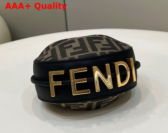Fendi Nano Fendigraphy Hobo Bag in Brown Replica