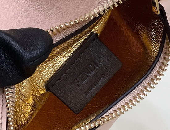 Fendi Nano Fendigraphy Pink Leather Charm Replica