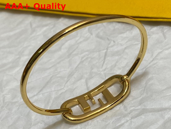 Fendi O Lock Bracelet Gold Colored Bracelet Replica
