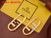 Fendi O Lock Single Earring Gold Color Earrings Replica