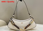 Fendi O Lock Swing Camellia Leather Pouch Replica