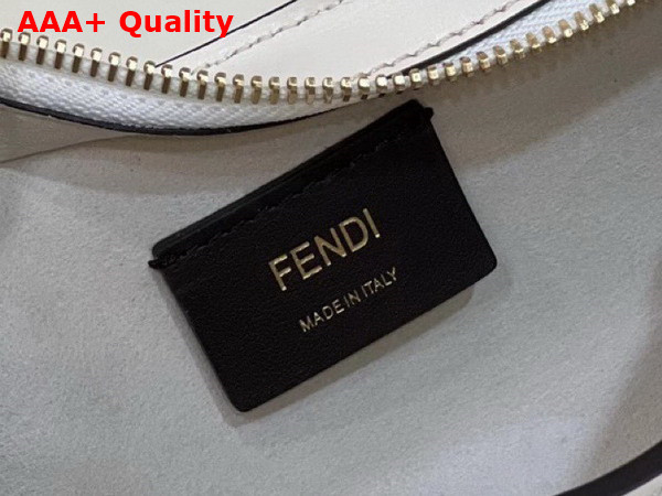 Fendi O Lock Swing Camellia Leather Pouch Replica