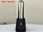 Fendi Origami Mini Black Leather Bag that Can be Transformed Replica