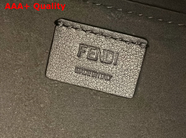 Fendi Origami Mini Black Leather Bag that Can be Transformed Replica