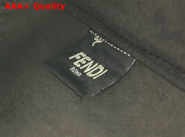 Fendi Origami Mini Brown FF Jacquard Fabric Bag that Can be Transformed Replica