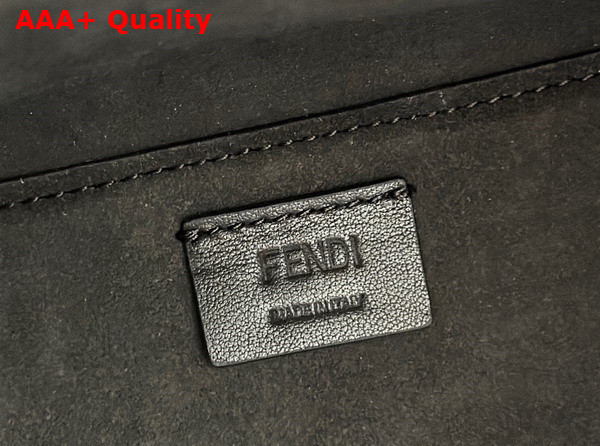 Fendi Origami Mini Brown FF Jacquard Fabric Bag that Can be Transformed Replica