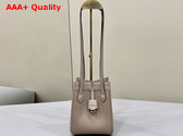 Fendi Origami Mini Dove Gray Leather Bag that Can be Transformed Replica
