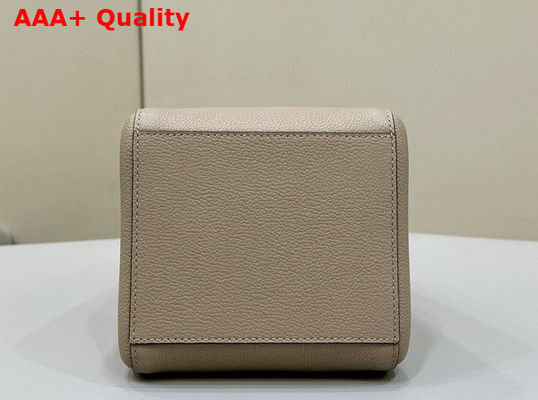 Fendi Origami Mini Dove Gray Leather Bag that Can be Transformed Replica