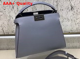 Fendi Peekaboo Essentially Light Blue Calfskin Replica