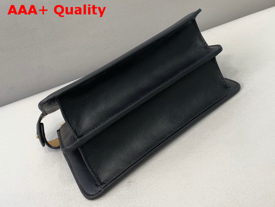 Fendi Peekaboo I See U Pochette Black Nappa Leather Bag Replica