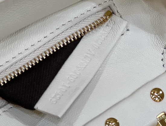 Fendi Peekaboo Iconic XS White Leather Bag Replica