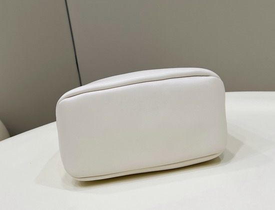 Fendi Peekaboo Iconic XS White Leather Bag Replica