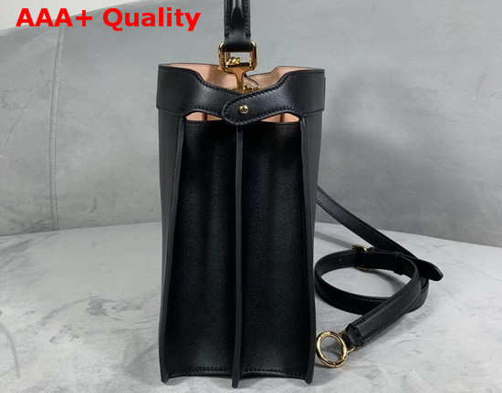 Fendi Peekaboo Iseeu Medium Black Leather Bag Replica