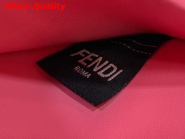 Fendi Peekaboo Iseeu Medium Handbag in Watermelon Woven Leather Replica