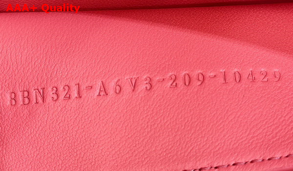 Fendi Peekaboo Iseeu Medium Handbag in Watermelon Woven Leather Replica