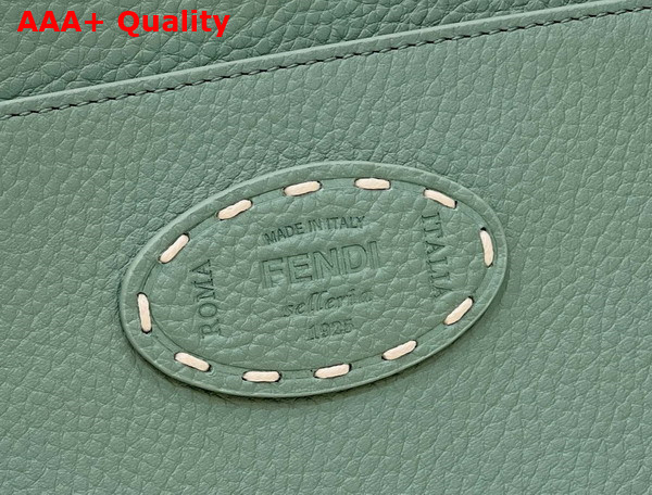 Fendi Peekaboo Iseeu Medium Mint Green Selleria Bag Romano Leather and Python Handle Replica